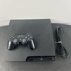 PlayStation 3 PS3 Slim Console System Bundle Lot & 14 Games Tested & Working